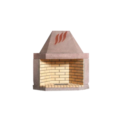 Classic Firebrick Polygon